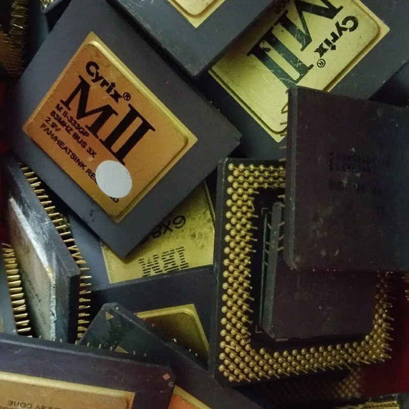 Gold ceramic processor