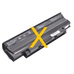 Incomplete laptop without battery