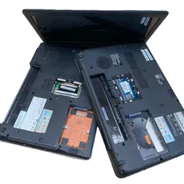 Ordinateur portable incomplet sans batterie