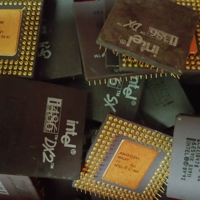 Intel X86 ceramic processor Intel X86 ceramic processor